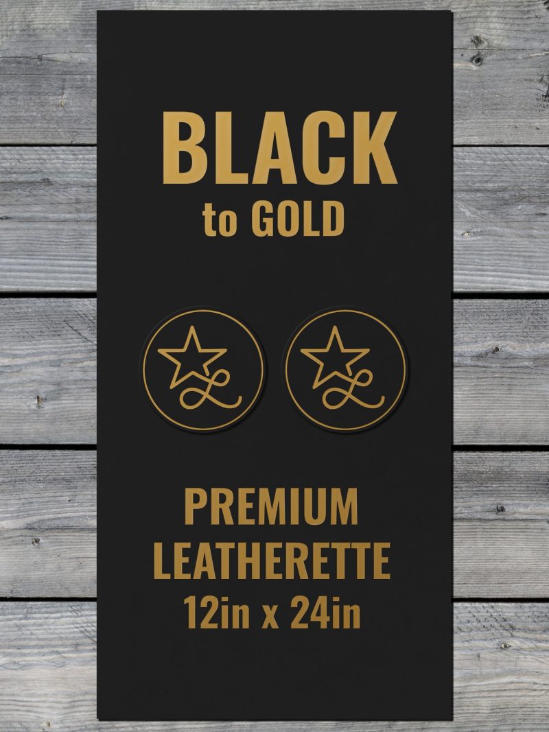 black gold durra bull premium leatherette sheets 12x24 212046