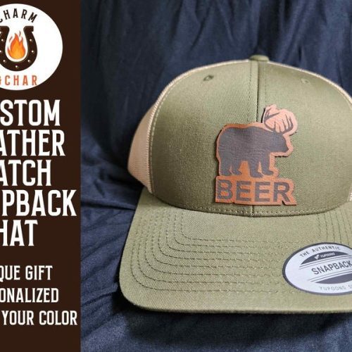 custom leather patch trucker hats classic colors 126323