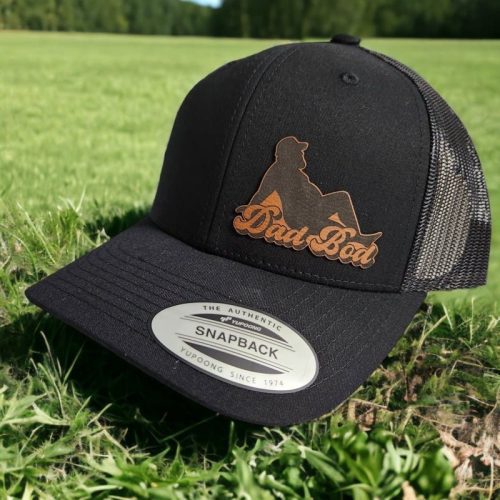 Dad Bod Leather Patch Trucker Hat for Father's Day - #LoneStar Adhesive#