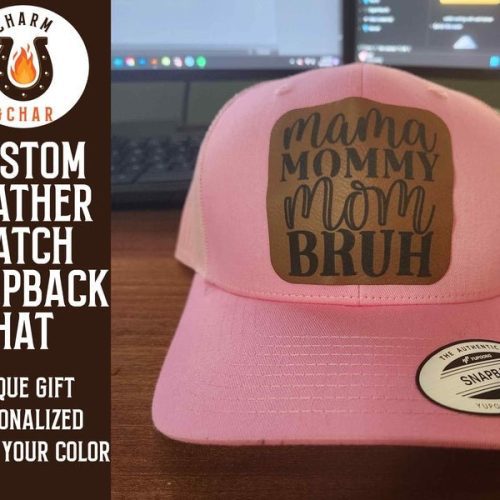 mama mommy mom bruh leather patch trucker hat for moms 258137