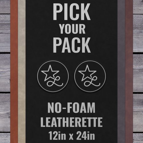 no foam pick your pack durra bull leatherette sheets 12x24 350404