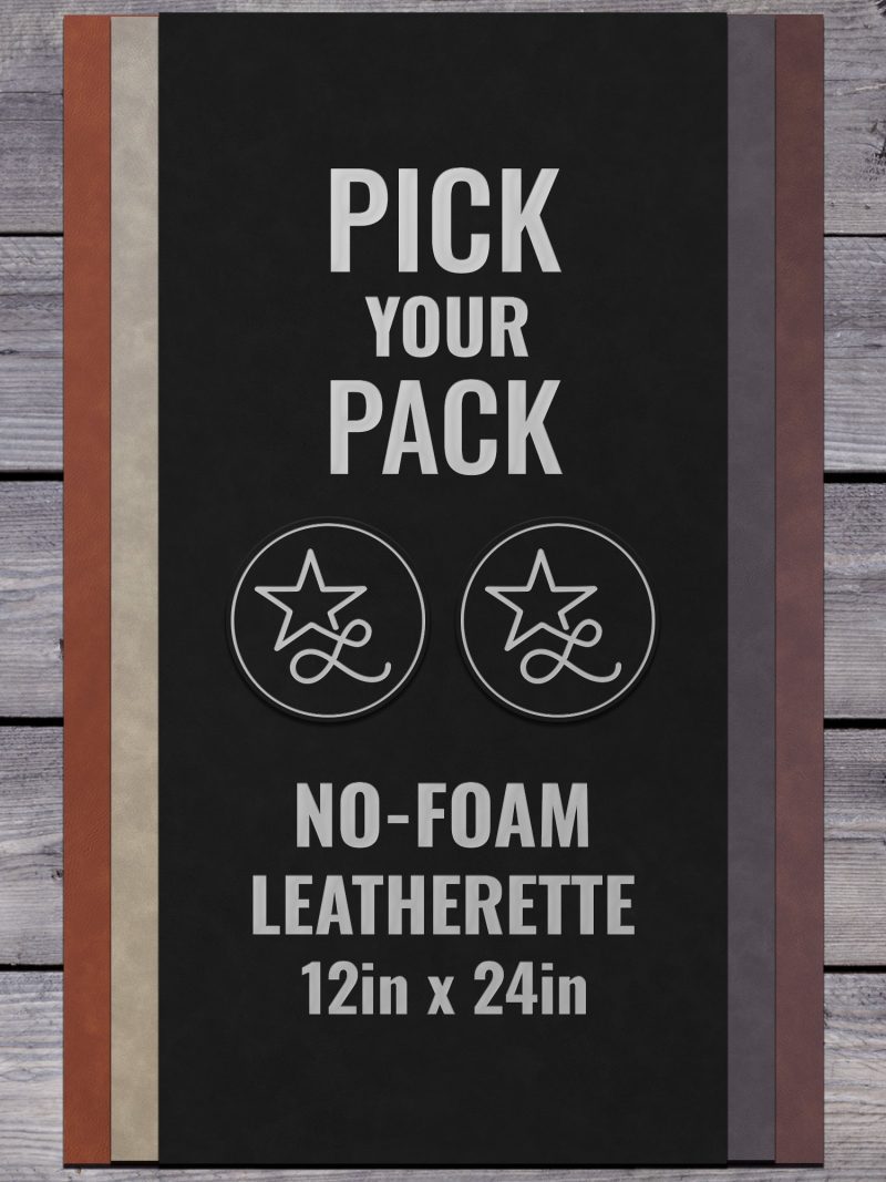 no foam pick your pack durra bull leatherette sheets 12x24 350404