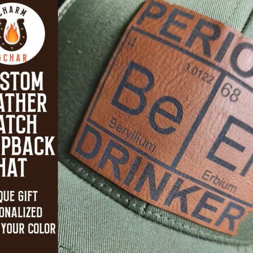 periodic beer drinker leather patch trucker hats classic colors 639979