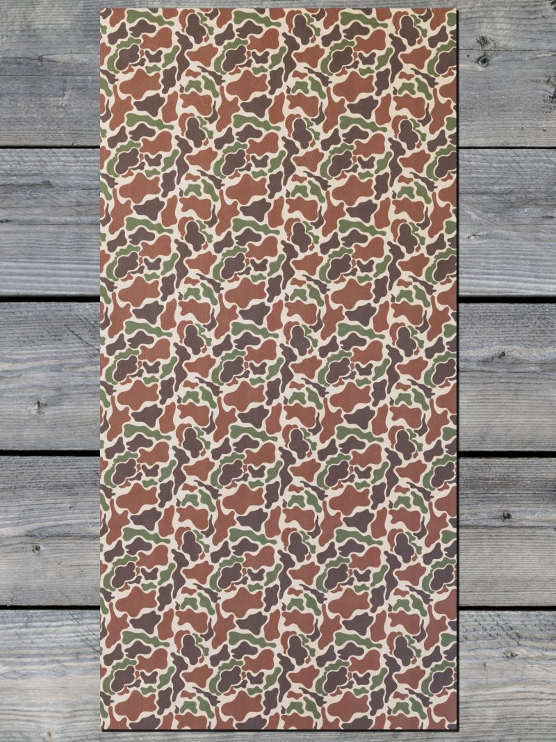 self adhering fowl play camo durra bull premium leatherette sheets 135002