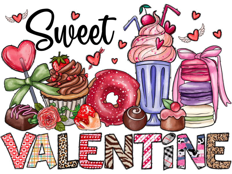 sweet valentine dtf transfer 800629