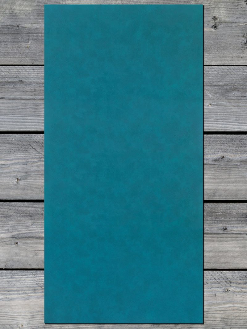 turquoise black durra bull premium leatherette sheets 12x24 759236